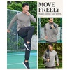 image:imageCOOFANDY Mens Thermal Long Sleeve Shirt Mock Turtleneck Fleece Base LayerLight Gray