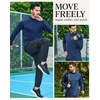 image:imageCOOFANDY Mens Thermal Long Sleeve Shirt Mock Turtleneck Fleece Base LayerNavy