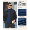 image:imageCOOFANDY Mens Thermal Long Sleeve Shirt Mock Turtleneck Fleece Base LayerNavy