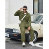 image:imageCOOFANDY Mens Tracksuit 2 Piece Jogging Sweatsuit Casual Cargo Pants OutfitArmy Green