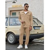 image:imageCOOFANDY Mens Tracksuit 2 Piece Jogging Sweatsuit Casual Cargo Pants OutfitKhaki