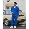image:imageCOOFANDY Mens Tracksuit 2 Piece Jogging Sweatsuit Casual Cargo Pants OutfitRoyal Blue