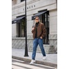 image:imageCOOFANDY Mens Turtleneck Sweater Casual Knitted Pullover SweaterBlack