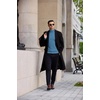 image:imageCOOFANDY Mens Turtleneck Sweater Casual Knitted Pullover SweaterBlue