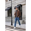 image:imageCOOFANDY Mens Turtleneck Sweater Casual Knitted Pullover SweaterDark Grey