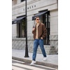 image:imageCOOFANDY Mens Turtleneck Sweater Casual Knitted Pullover SweaterKhaki