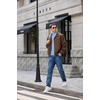 image:imageCOOFANDY Mens Turtleneck Sweater Casual Knitted Pullover SweaterLight Blue