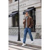 image:imageCOOFANDY Mens Turtleneck Sweater Casual Knitted Pullover SweaterMedium Grey