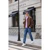 image:imageCOOFANDY Mens Turtleneck Sweater Casual Knitted Pullover SweaterPurple