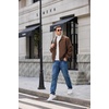 image:imageCOOFANDY Mens Turtleneck Sweater Casual Knitted Pullover SweaterWhite