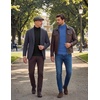 image:imageCOOFANDY Mens Turtleneck Sweaters Slim Fit Casual Dress Knitted Turtle NeckBlue