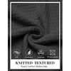 image:imageCOOFANDY Mens Turtleneck Sweaters Slim Fit Casual Dress Knitted Turtle NeckDark Grey