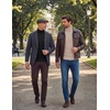 image:imageCOOFANDY Mens Turtleneck Sweaters Slim Fit Casual Dress Knitted Turtle NeckKhaki