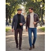 image:imageCOOFANDY Mens Turtleneck Sweaters Slim Fit Casual Dress Knitted Turtle NeckLight Khaki