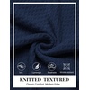 image:imageCOOFANDY Mens Turtleneck Sweaters Slim Fit Casual Dress Knitted Turtle NeckNavy Blue