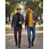 image:imageCOOFANDY Mens Turtleneck Sweaters Slim Fit Casual Dress Knitted Turtle NeckYellow