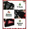 image:imageCOOFANDY Mens Ugly Christmas Sweater Knitted Christmas Cardigan SweaterBlack and Redreindeesanta