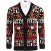 image:imageCOOFANDY Mens Ugly Christmas Sweater Knitted Christmas Cardigan SweaterChristmas Giftgingerbread