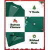 image:imageCOOFANDY Mens Ugly Christmas Sweater Knitted Christmas Cardigan SweaterGreen Reindeersnowflake