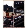 image:imageCOOFANDY Mens Ugly Christmas Sweater Quarter Zip Holiday Xmas Knit PulloverHalloween Pumpkin Skull