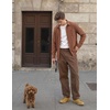 image:imageCOOFANDY Mens Waffle Shirt Jacket Casual Overshirt Long Sleeve Lightweight Textured Shacket with PocketBeige