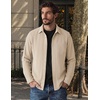 image:imageCOOFANDY Mens Waffle Shirt Jacket Casual Overshirt Long Sleeve Lightweight Textured Shacket with PocketLight Khaki
