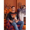 image:imageCOOFANDY Ugly Christmas and Halloween Sweater Mens Crewneck Pullover1black  Cool Ghost  Pumpkin