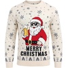 image:imageCOOFANDY Ugly Christmas and Halloween Sweater Mens Crewneck PulloverBeige  Santa Beer
