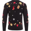 image:imageCOOFANDY Ugly Christmas and Halloween Sweater Mens Crewneck PulloverBlack  Cool Reindeer
