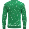 image:imageCOOFANDY Ugly Christmas and Halloween Sweater Mens Crewneck PulloverBright Green  Santa Beer