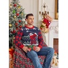 image:imageCOOFANDY Ugly Christmas and Halloween Sweater Mens Crewneck PulloverNavy  Golf Santa