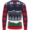 image:imageCOOFANDY Ugly Christmas and Halloween Sweater Mens Crewneck PulloverNavy  Golf Santa