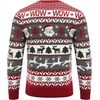 image:imageCOOFANDY Ugly Christmas and Halloween Sweater Mens Crewneck PulloverNavy  Santa Reindeer