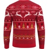 image:imageCOOFANDY Ugly Christmas and Halloween Sweater Mens Crewneck PulloverRed  Reindeer Snowflake