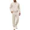 image:imageCOOFANDY Mens 2 Piece Tracksuit Sets Casual Quarter Zip Athletic SweatsuitApricot