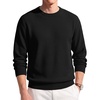 image:imageCOOFANDY Mens Crewneck Sweater Lightweight Ribbed Knit Pullover SweatersBlack