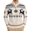 A-snowflake Reindeer (Light Khaki)
