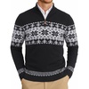 Fair Isle Snowflake (Black)