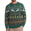Green - Reindeer Snowflake