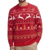 Red - Reindeer Snowflake