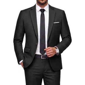 image:imageCOOFANDY Mens 2 Piece Suits Classic Fit One Button Suits Tuxedo JacketBlack