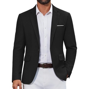 image:imageCOOFANDY Mens Casual Blazer Lightweight Sport Coat One Button Suit JacketAblack