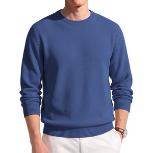 image:imageCOOFANDY Mens Crewneck Sweater Lightweight Ribbed Knit Pullover SweatersBlue