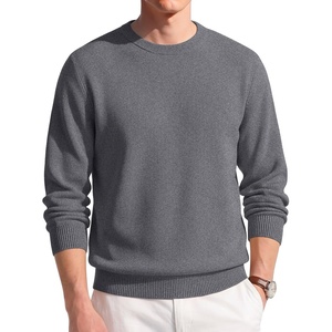 image:imageCOOFANDY Mens Crewneck Sweater Lightweight Ribbed Knit Pullover SweatersGray