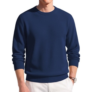 image:imageCOOFANDY Mens Crewneck Sweater Lightweight Ribbed Knit Pullover SweatersNavy
