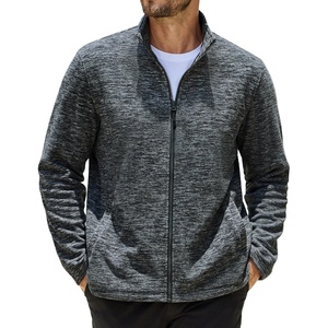 image:imageCOOFANDY Mens Fleece Jackets Full Zip Lightweight Casual Sweater JacketMedium Grey