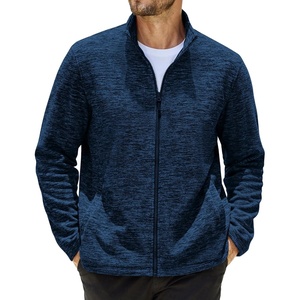 image:imageCOOFANDY Mens Fleece Jackets Full Zip Lightweight Casual Sweater JacketNavy Blue