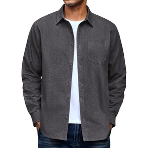 image:imageCOOFANDY Mens Heavyweight Denim Shirt Long Sleeve Button Down Jean JacketDark Grey
