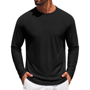 image:imageCOOFANDY Mens Long Sleeve Tee Shirts UV Sun Protection Athletic TShirtsAblack 1pack
