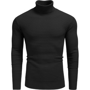 image:imageCOOFANDY Mens Turtleneck Sweaters Slim Fit Casual Dress Knitted Turtle NeckBlack
